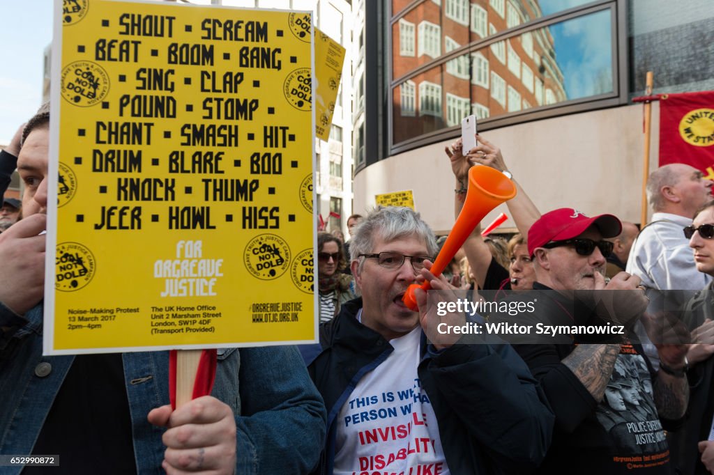 Protest Outside London's Home Office