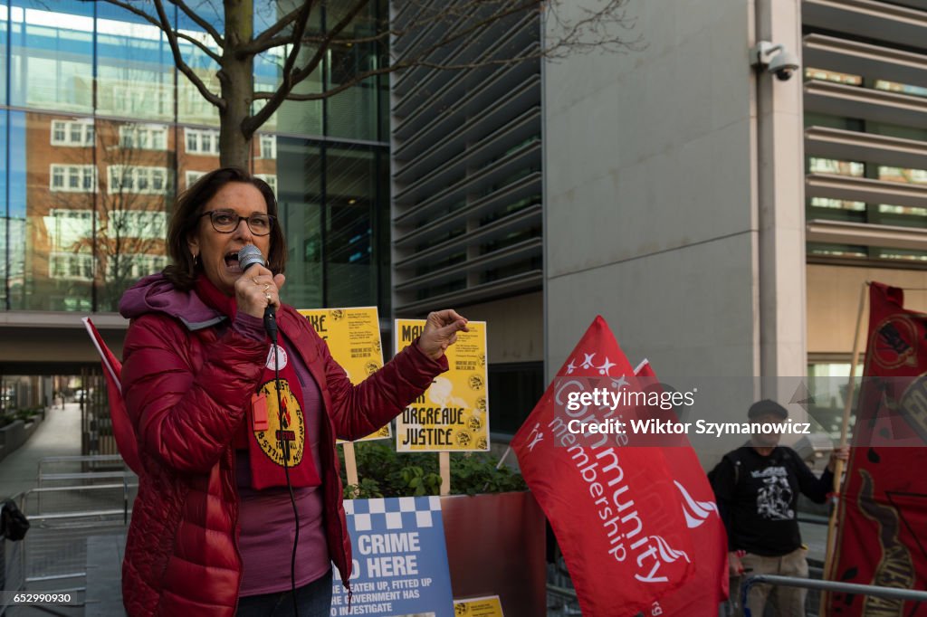 Protest Outside London's Home Office