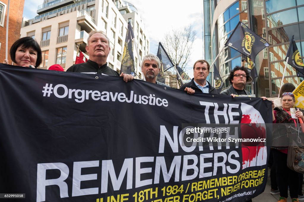 Protest Outside London's Home Office