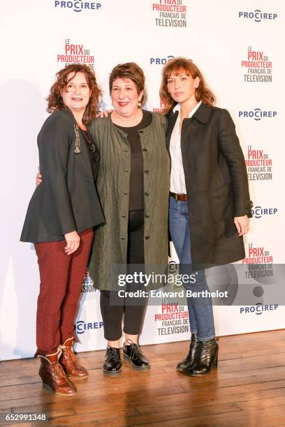 Annie Gregoriot attends the 23rd Prix Du Producteur Francais De Television, at the Trianon, on March 13, 2017 in Paris, France.