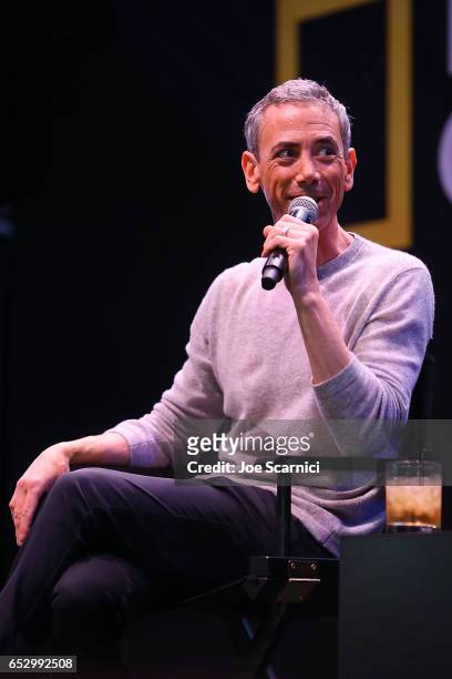 Steven Kotler speaks onstage during the "Nat Geo Further Base Camp" At SXSW 2017 - Day 4 on March 13, 2017 in Austin, Texas.