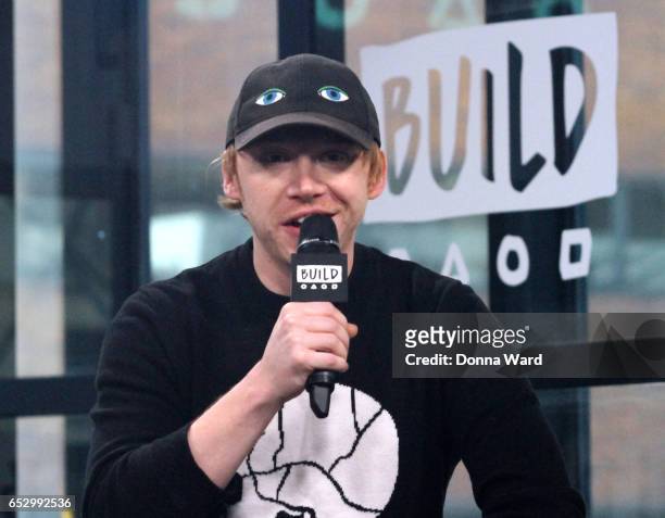 Rupert Grint appears to promote "Snatch" during the BUILD Series at Build Studio on March 13, 2017 in New York City.