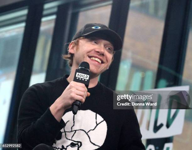 Rupert Grint appears to promote "Snatch" during the BUILD Series at Build Studio on March 13, 2017 in New York City.