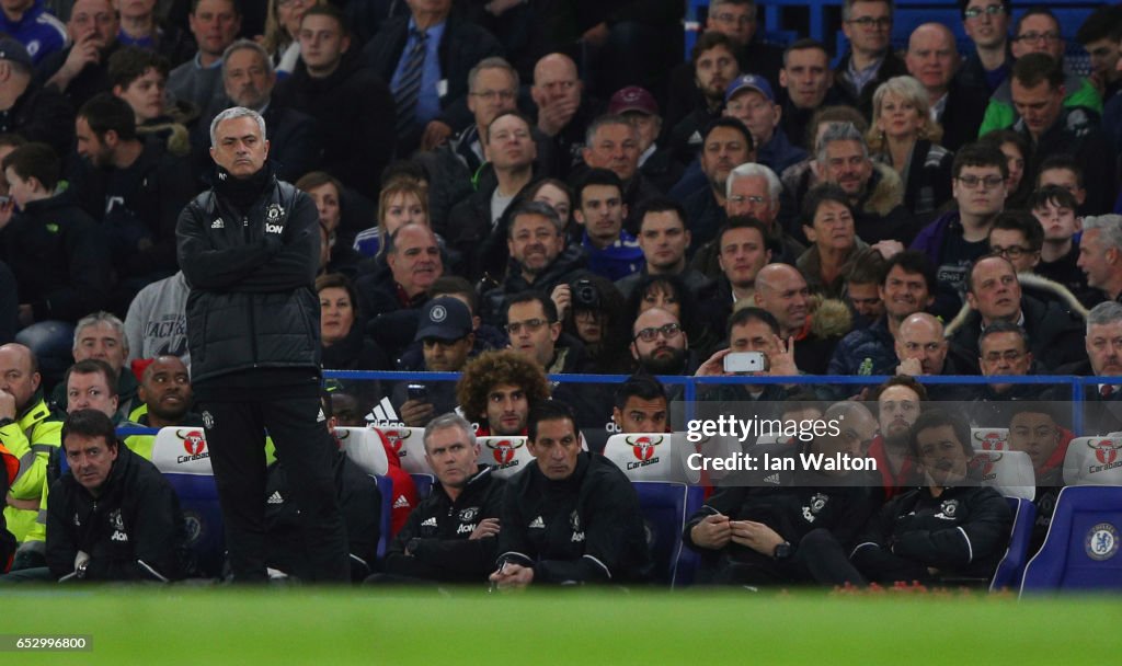 Chelsea v Manchester United - The Emirates FA Cup Quarter-Final