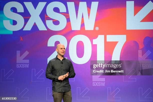 Adam Grant delivers the Interactive Keynote during the SxSW Conference at the Austin Convention Center on March 13, 2017 in Austin, Texas.