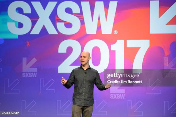 Adam Grant delivers the Interactive Keynote during the SxSW Conference at the Austin Convention Center on March 13, 2017 in Austin, Texas.