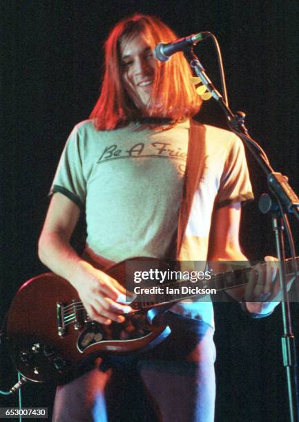 Evan Dando of The Lemonheads performing on stage at Kilburn National, London, 05 April 1993.