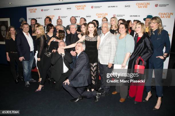 Actors Jean-Marie Bigard, Jean Dujardin, Julie Ferrier, Lola Marois, Stephane de Groodt, Nadia Fares, Samuel Hadida, Antoine Dulery, Christophe...