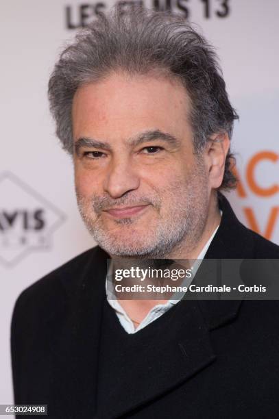 Raphael Mezrahi attends the "Chacun Sa vie" Paris Premiere at Cinema UGC Normandie on March 13, 2017 in Paris, France.