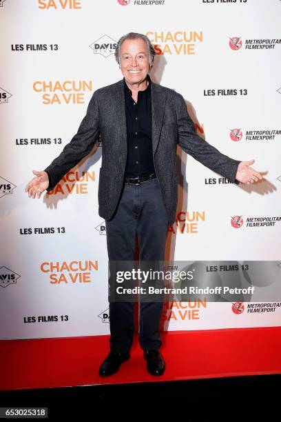 Actor Michel Leeb attends the "Chacun sa vie" Paris Premiere at Cinema UGC Normandie on March 13, 2017 in Paris, France.