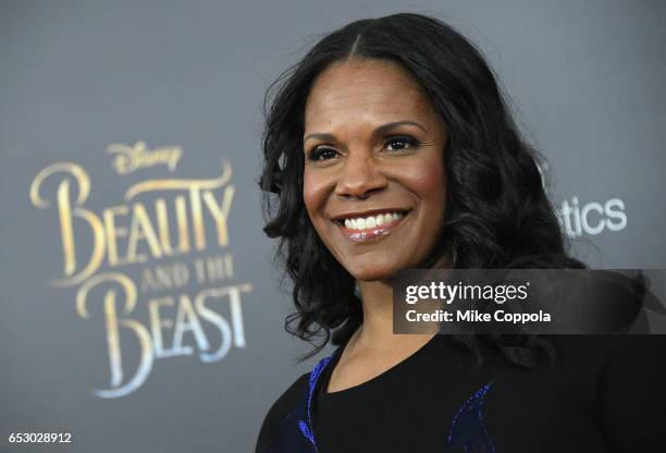 Audra McDonald attends the "Beauty And The Beast" New York Screening at Alice Tully Hall at Lincoln Center on March 13, 2017 in New York City.