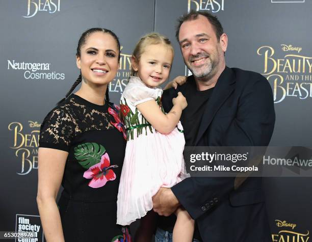 Boogie Tillmon and Trey Parker attend the "Beauty And The Beast" New York Screening at Alice Tully Hall at Lincoln Center on March 13, 2017 in New...