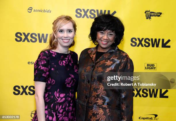 Writer Allison Schroeder and Cheryl Boone Isaacs, President of the Academy of Motion Picture Arts and Sciences attend 'A Conversation with Cheryl...