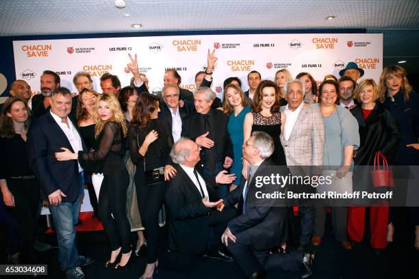 Ramzy Bedia, Jean Dujardin, Raphael Mezrahi, Julie Ferrier, Jean-Marie Bigard, his wife Lola Marois, Stephane De Groodt, Antoine Dulery, Nadia Fares,...