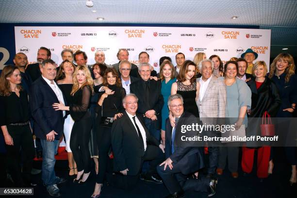 Ramzy Bedia, Jean Dujardin, Raphael Mezrahi, Julie Ferrier, Jean-Marie Bigard, his wife Lola Marois, Stephane De Groodt, Antoine Dulery, Nadia Fares,...