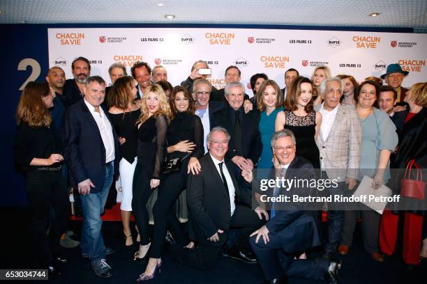 Ramzy Bedia, Jean Dujardin, Raphael Mezrahi, Julie Ferrier, Jean-Marie Bigard, his wife Lola Marois, Stephane De Groodt, Antoine Dulery, Nadia Fares,...