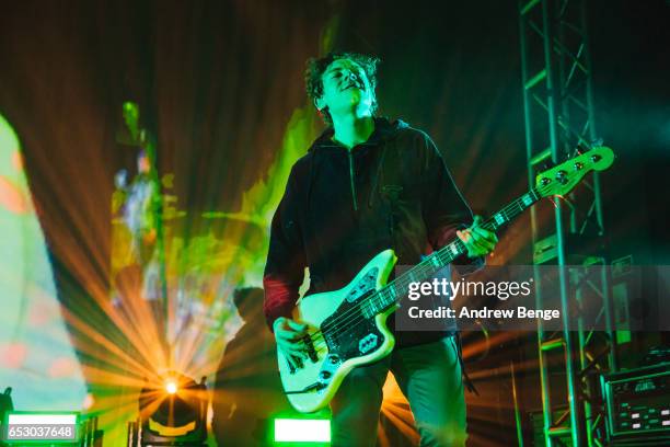 Dec Hart of Lower Than Atlantis performs at O2 Academy Leeds on March 13, 2017 in Leeds, England.