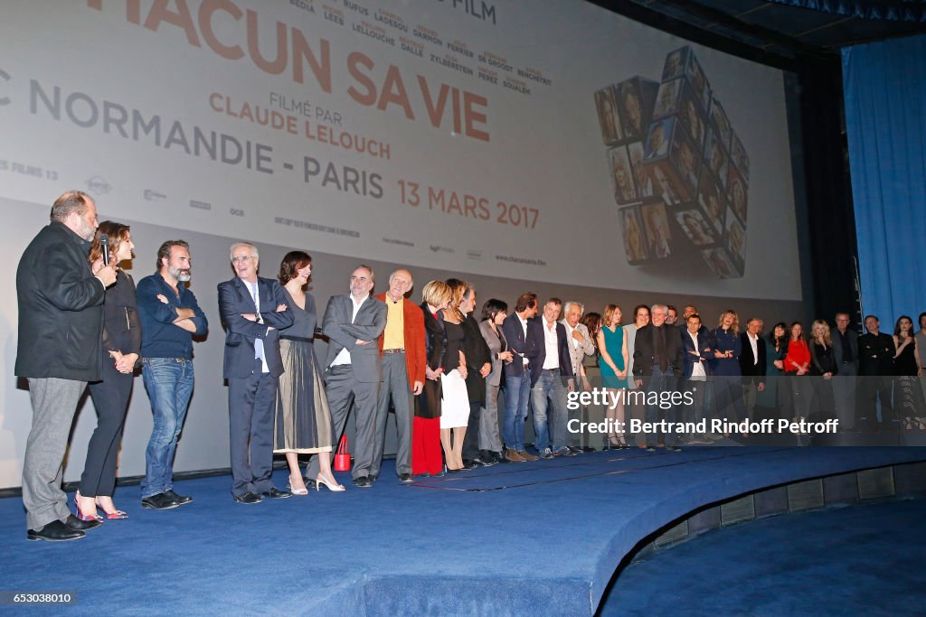 "Chacun Sa vie" Paris Premiere At UGC Normandie