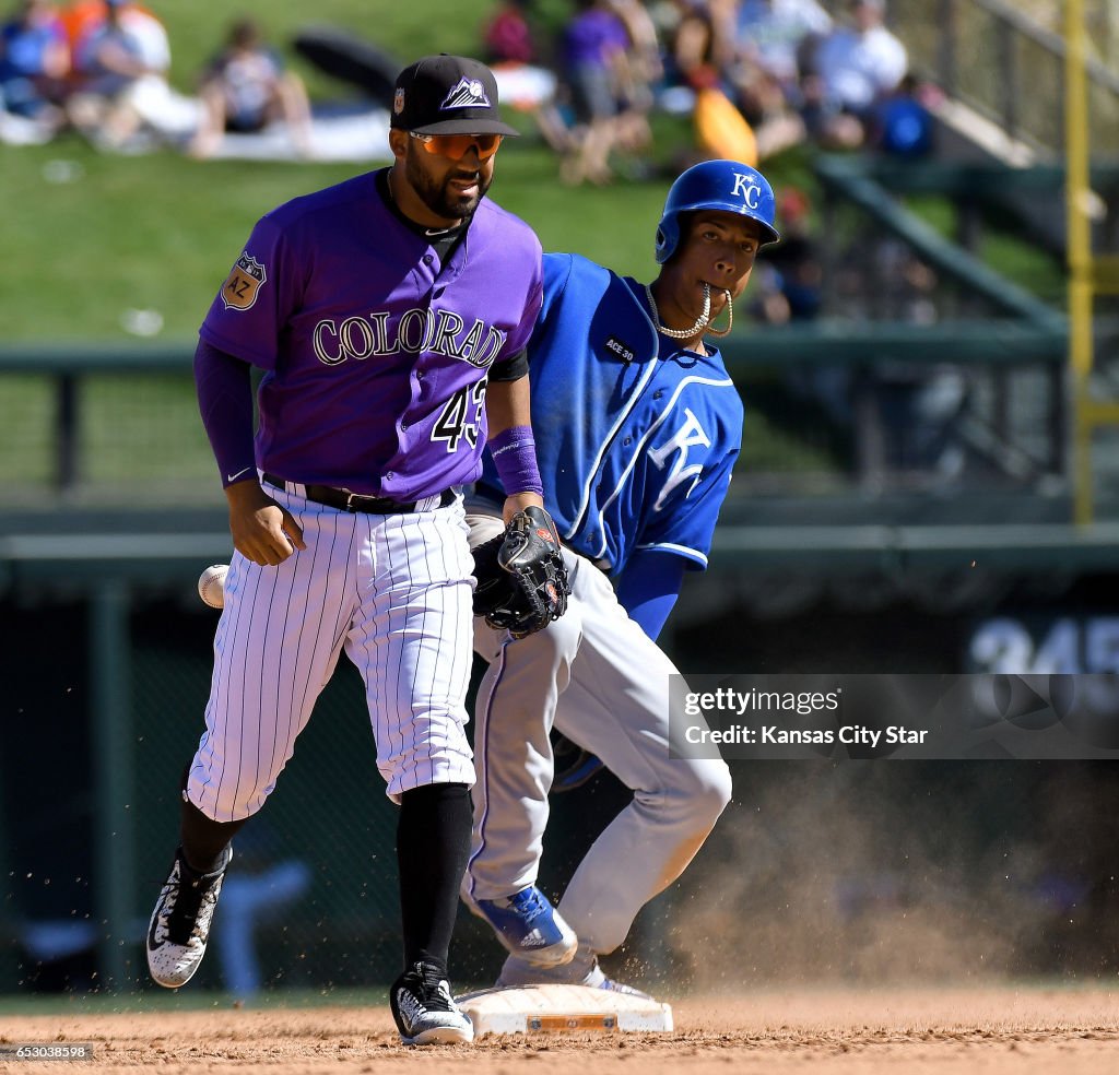 Colorado Rockies vs. Kansas City Royals spring training