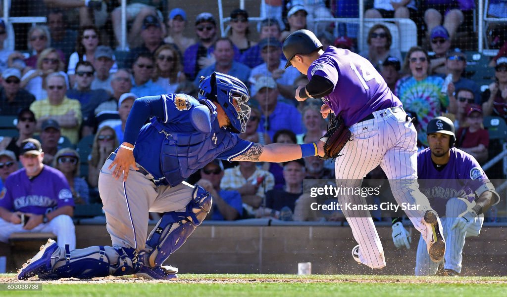 Colorado Rockies vs. Kansas City Royals spring training