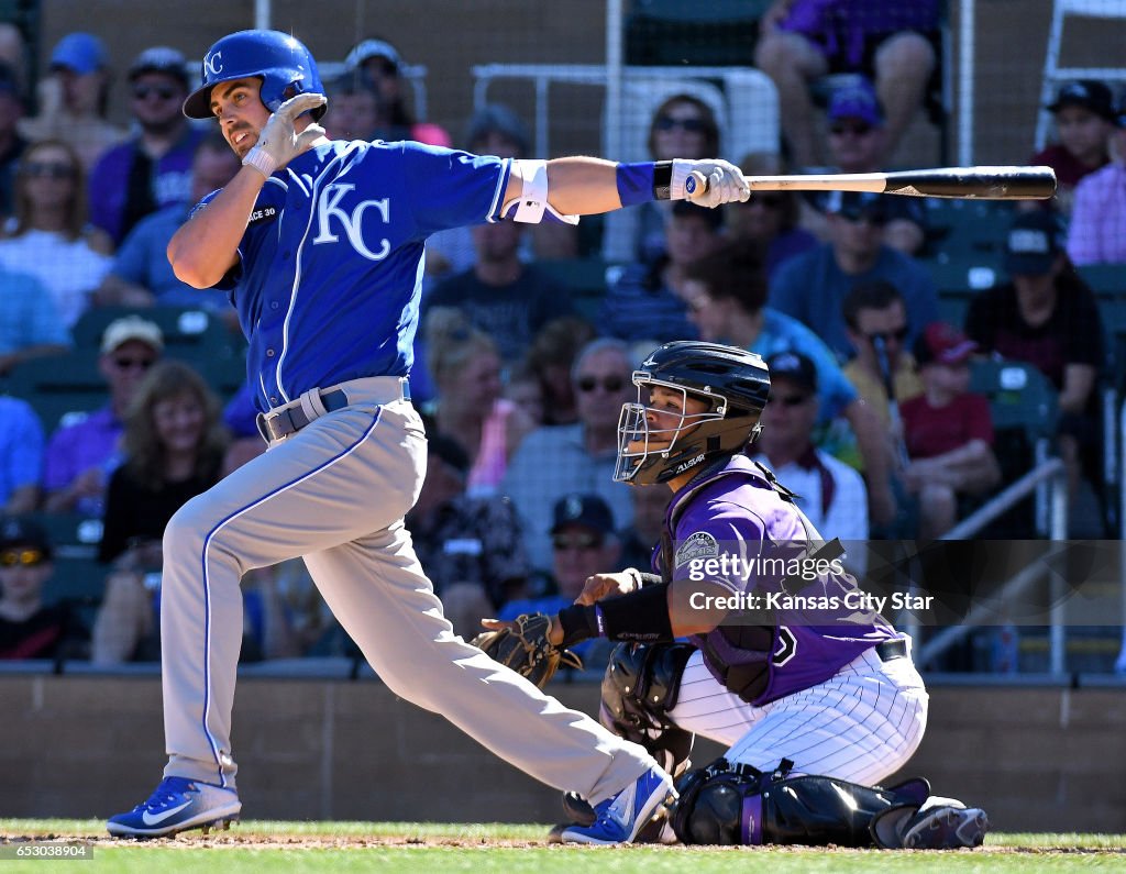 Colorado Rockies vs. Kansas City Royals spring training