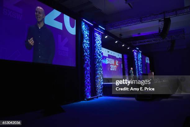 Author/professor Adam Grant speaks onstage at the Interactive Keynote during 2017 SXSW Conference and Festivals at Austin Convention Center on March...