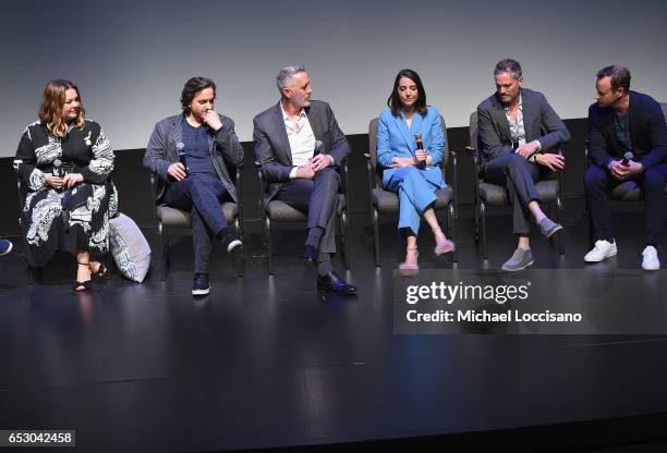Actress Melissa McCarthy, her husband, Executive Producer Ben Falcone, Executive Producer Michael McDonald, and Executive Producers/Co-Creators...