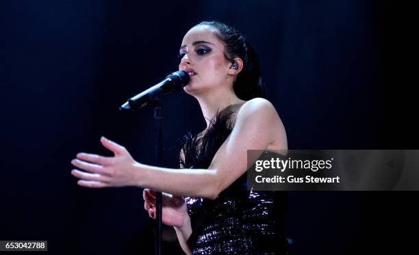 Banks performs on stage at The Roundhouse on March 13 in London, United Kingdom