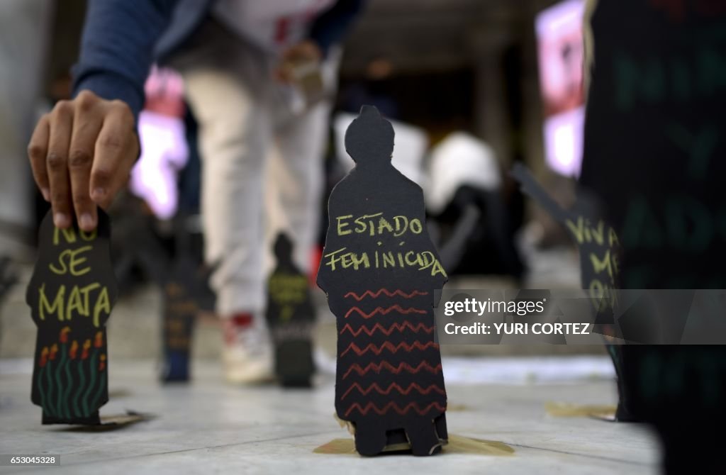 MEXICO-GUATEMALA-SHELTER-FIRE-PROTEST