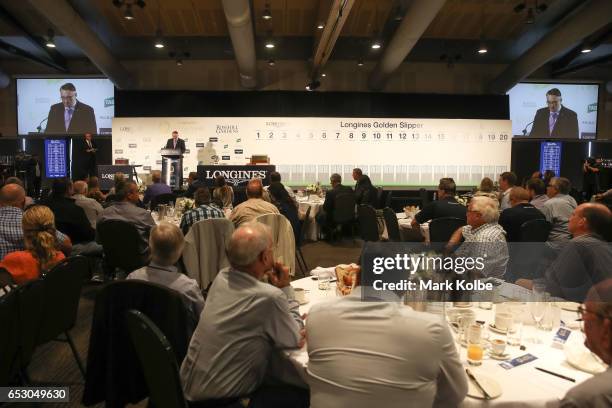 General view is seen at the 2017 Longines Golden Slipper Barrier Draw Media Call at Rosehill Gardens on March 14, 2017 in Sydney, Australia.