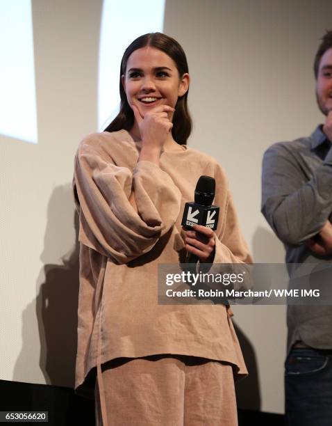 Actress Maia Mitchell attends Imperative Entertainment's "Hot Summer Nights" SXSW World Premiere at Paramount Theatre on March 13, 2017 in Austin,...