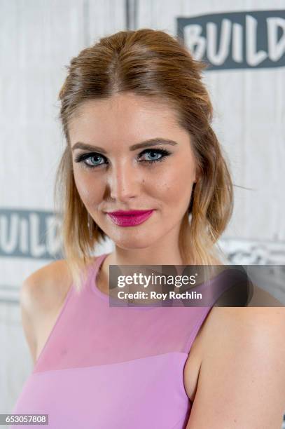 Olivia Caridi discusses the season finale of "The Bachelor" with The Build Series at Build Studio on March 13, 2017 in New York City.