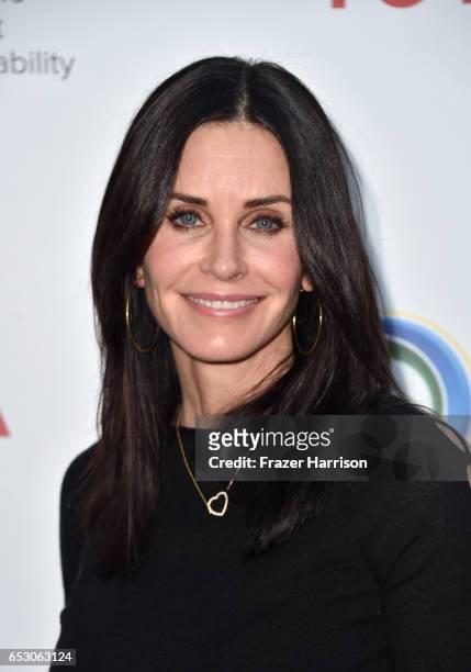 Actor Courteney Cox at UCLA Institute of the Environment and Sustainability celebrates Innovators For A Healthy Planet at a private residence on...