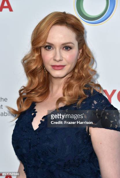 Actor Christina Hendricks at UCLA Institute of the Environment and Sustainability celebrates Innovators For A Healthy Planet at a private residence...