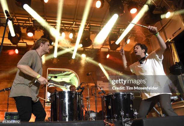James Sunderland and Brett Hite of Frenship perform at the Pandora Night Party during the 2017 SXSW Conference And Festivals on March 13, 2017 in...