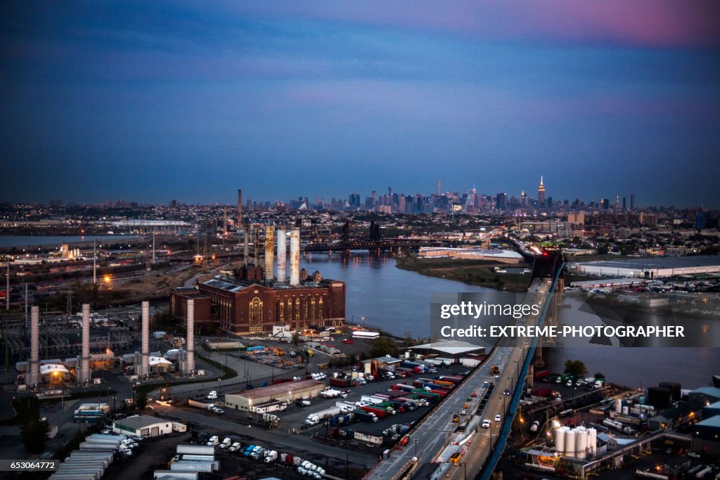 New York vista dal New Jersey