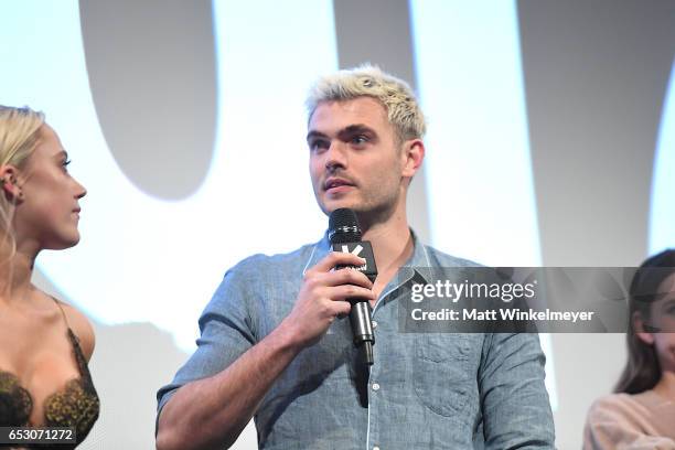 Actor Alex Roe speaks onstage during the "Hot Summer Nights" premiere 2017 SXSW Conference and Festivals on March 13, 2017 in Austin, Texas.