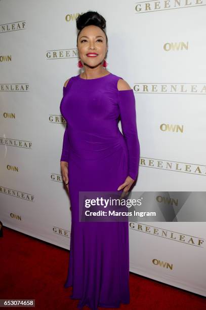 Actress Lynn Whitfield attends "Greenleaf" Season 2 Premiere Atlanta screening at SCADshow on March 13, 2017 in Atlanta, Georgia.