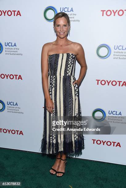 Actress Lisa Sheldon arrives at the UCLA Institute of the Environment and Sustainability Innovators for a Healthy Planet celebration on March 13,...