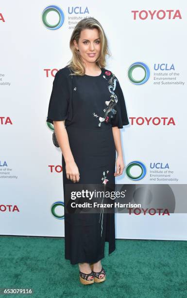 Caggie Dunlop attends UCLA Institute of the Environment and Sustainability celebrates Innovators For A Healthy Planet at a private residence on March...