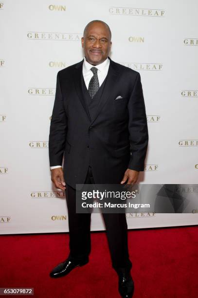 Actor Gregory Alan Williams attends "Greenleaf" season 2 premiere Atlanta screening at SCADshow on March 13, 2017 in Atlanta, Georgia.