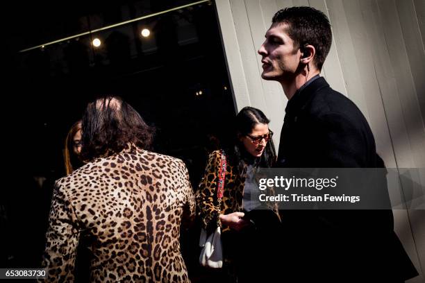 General view ahead of the Dolce&Gabbana Show during Milan Fashion Week Fall/Winter 2017/18 on February 26, 2017 in Milan, Italy.