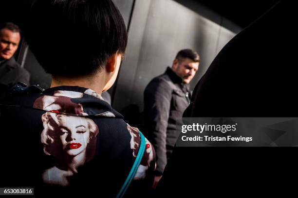 General view ahead of the Dolce&Gabbana Show during Milan Fashion Week Fall/Winter 2017/18 on February 26, 2017 in Milan, Italy.