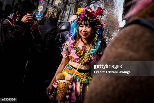 General view ahead of the Dolce&Gabbana Show during Milan Fashion Week Fall/Winter 2017/18 on February 26, 2017 in Milan, Italy.