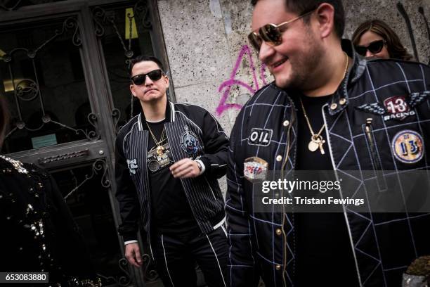 General view ahead of the Dolce&Gabbana Show during Milan Fashion Week Fall/Winter 2017/18 on February 26, 2017 in Milan, Italy.