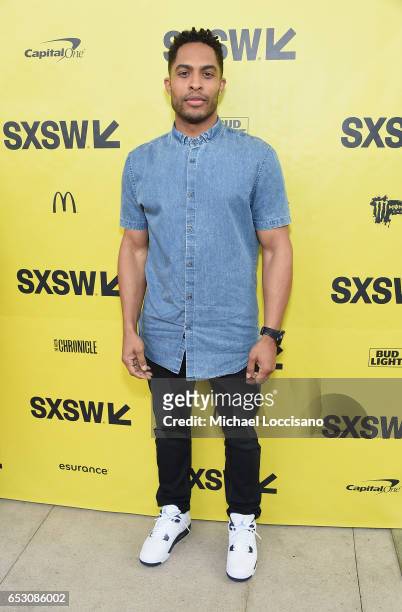 Actor Brandon P. Bell attends the "Dear White People" premiere during 2017 SXSW Conference and Festivals at the ZACH Theatre on March 13, 2017 in...