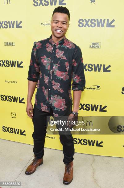 Actor Marque Richardson attends the "Dear White People" premiere during 2017 SXSW Conference and Festivals at the ZACH Theatre on March 13, 2017 in...
