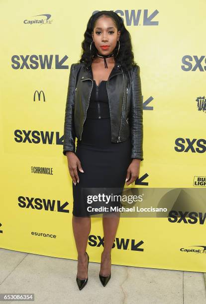 Actress Ashley Blaine Featherson attends the "Dear White People" premiere during 2017 SXSW Conference and Festivals at the ZACH Theatre on March 13,...