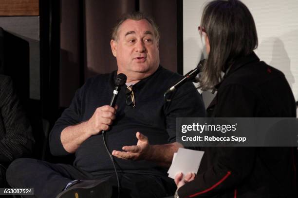Sun Records" executive producer Leslie Greif speaks with GRAMMY Foundation Vice President Scott Goldman at The Man Behind "Sun Records" A...