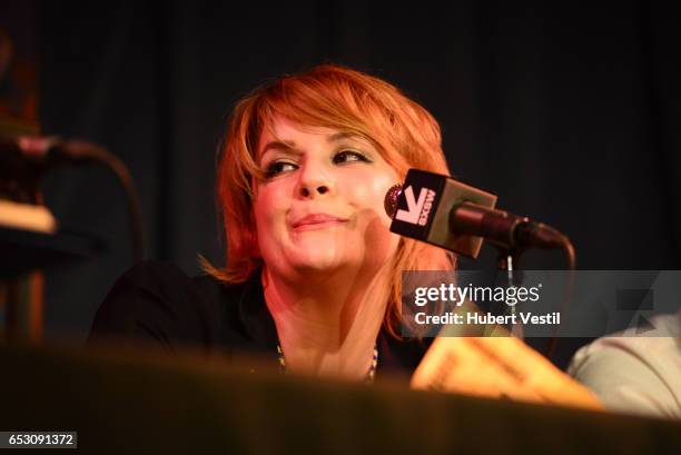 Comedian Erin McGathy performs onstage at HarmonQuest during 2017 SXSW Conference and Festivals at Esther's Follies on March 13, 2017 in Austin,...